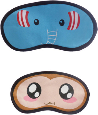 

Jenna Elephant-BigEye Cartoon Travel Sleeping Eye Cover Blindfold (Pack of 2)(2 g)