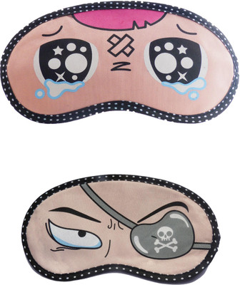 

Jenna P_Inju-PatchEye Cartoon Travel Sleeping Eye Cover Blindfold (Pack of 2)(2 g)