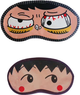 

Jenna Sleepy-RedDot Cartoon Travel Sleeping Eye Cover Blindfold (Pack of 2)(2 g)