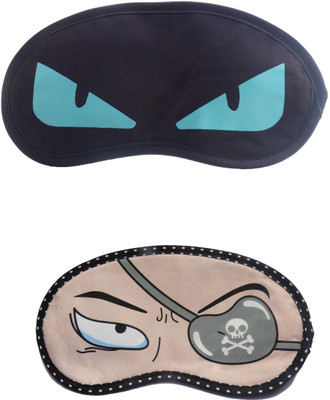 

Jenna BlueEye-PatchEye Cartoon Travel Sleeping Eye Cover Blindfold (Pack of 2)(2 g)
