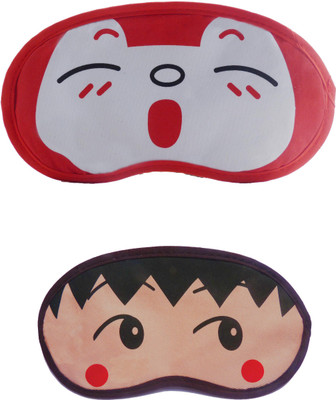 

Jenna RedSleepy-RedDot Cartoon Travel Sleeping Eye Cover Blindfold (Pack of 2)(2 g)