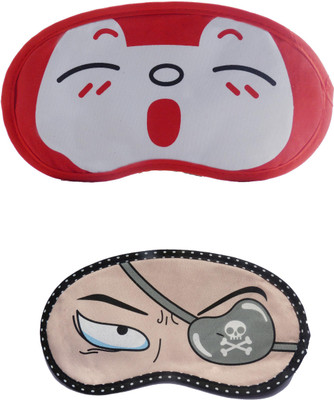 

Jenna RedSleepy-PatchEye Cartoon Travel Sleeping Eye Cover Blindfold (Pack of 2)(2 g)