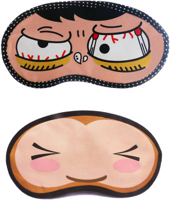 

Jenna Sleepy-WinkEye Cartoon Travel Sleeping Eye Cover Blindfold (Pack of 2)(2 g)