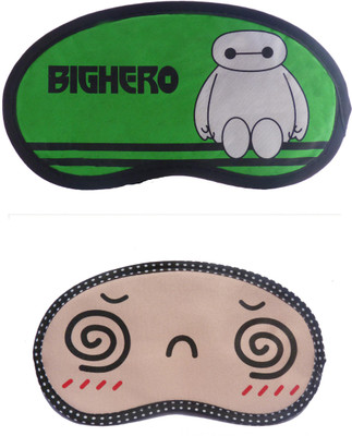 

Jenna Green-Spiral Cartoon Travel Sleeping Eye Cover Blindfold (Pack of 2)(2 g)