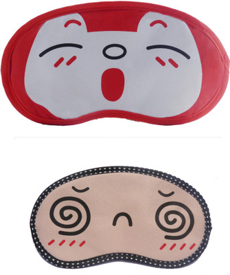 

Jenna RedSleepy-Spiral Cartoon Travel Sleeping Eye Cover Blindfold (Pack of 2)(2 g)