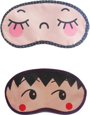 

Jenna CloseEye-RedDot Cartoon Travel Sleeping Eye Cover Blindfold (Pack of 2)(2 g)