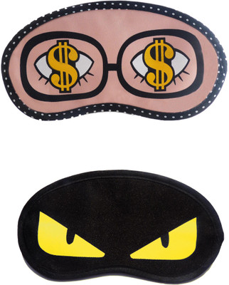 

Jenna Dollar-YellowEye Cartoon Travel Sleeping Eye Cover Blindfold (Pack of 2)(2 g)