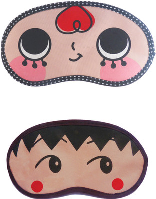 

Jenna RedHair-RedDot Cartoon Travel Sleeping Eye Cover Blindfold (Pack of 2)(2 g)