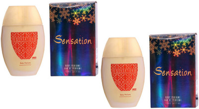 

omsr Sensetion combo of 100 ml*2 body Perfume - 200 ml(For Men & Women)