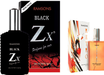 

RAMSONS BLACK ZX PERFUME 100 ML+ RETRO PERFUME 40 ML Eau de Parfum - 100 ml(For Men & Women)