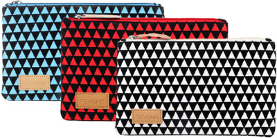 

revorg combo of 3(pouch) Pouch(Red, Blue, Black), Black;blue;red