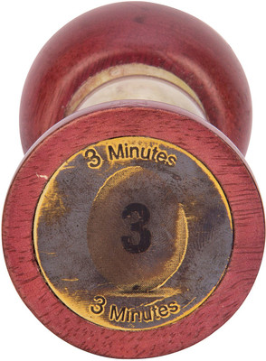 Kartique Sand Timer | Hour Glass | Sandglass | Sand Clock | Height 4 inches | 3 Minutes Sand Clock Flipkart
