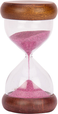 Kartique Sand Timer | Sleek | Hour Glass | Sand glass | Sand Clock | 3 Minutes | Height 5 inches Sand Clock Flipkart