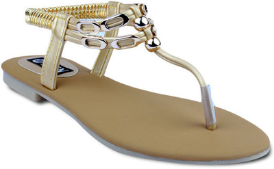 

TEN Women Gold Flats
