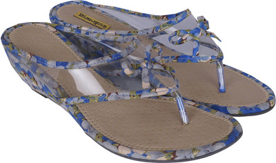

Indirang Women Blue Wedges
