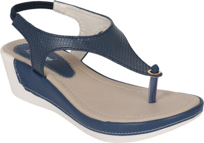 

Gunj Women Blue Wedges