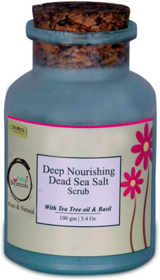 

Zenvista Meditech Forest Botanicals Deep Nourishing Dead Sea Salt Scrub For Clear & Brightening Skin Scrub(100 g)