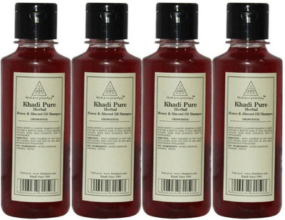 KHADI PURE GRAMODYOG HERBAL HONEY & ALMOND OIL SHAMPOO(840 ml)