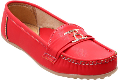 

Zappy Loafers For Women(Red)