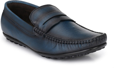 

El Paso El Paso Men's Blue Genuine Leather Casual Loafer Shoes Loafers For Men(Blue