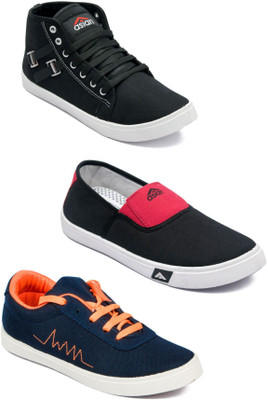 

Asian Men Casual & Running Shoes Combo Pack of 3 Casuals For Men(Multicolor