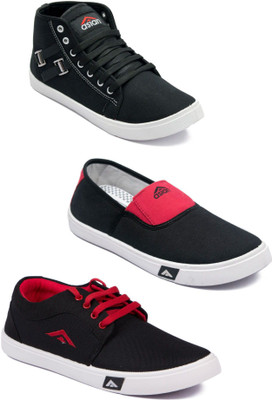 

Asian Men Casual & Running Shoes Combo Pack of 3 Casuals For Men(Multicolor