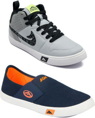 

Asian Men Casual & Running Shoes Combo Pack of 2 Sneakers For Men(Multicolor