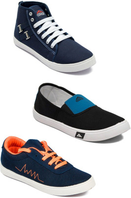 

Asian Men Casual & Running Shoes Combo Pack of 3 Casuals For Men(Multicolor