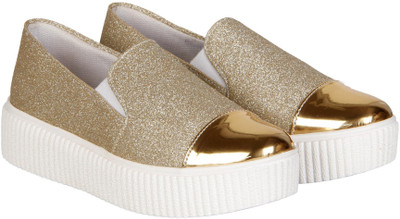 

Zapatoz Casual Shoes For Women(Gold