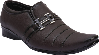 

Baaj Formal Shoes BJ374 Slip On For Men(Brown