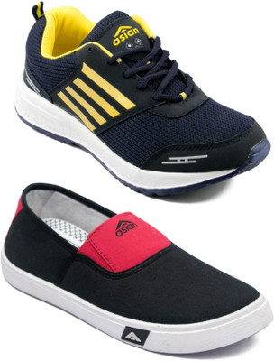 

Asian Men Casual & Running Shoes Combo Pack of 2 Casuals For Men(Multicolor