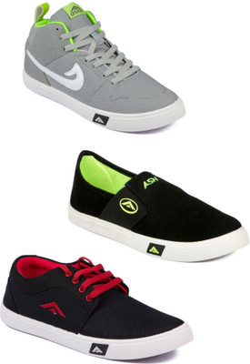 

Asian Men Casual & Running Shoes Combo Pack of 3 For Men(Multicolor