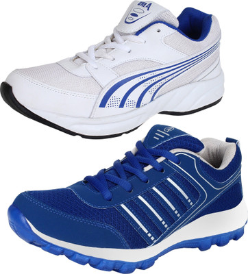 

Aero 02 Pair Combo For Men(Multicolor, Blue::silver::white::blue
