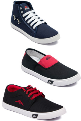 

Asian Men Casual & Running Shoes Combo Pack of 3 Casuals For Men(Multicolor