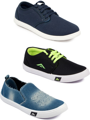 

Asian Men Casual & Running Shoes Combo Pack of 3 Casuals For Men(Multicolor