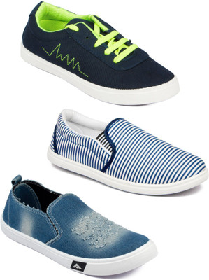

Asian Men Casual & Running Shoes Combo Pack of 3 Casuals For Men(Multicolor