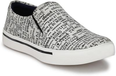 

SWAG ONN Stylish Slip On Sneakers For Men(Multicolor, White