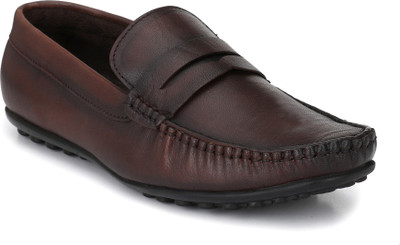 

El Paso El Paso Men's Brown Genuine Leather Casual Loafer Shoes Loafers For Men(Brown