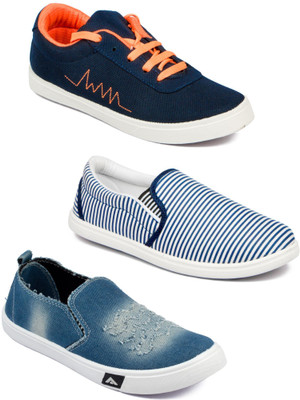 

Asian Men Casual & Running Shoes Combo Pack of 3 Casuals For Men(Multicolor