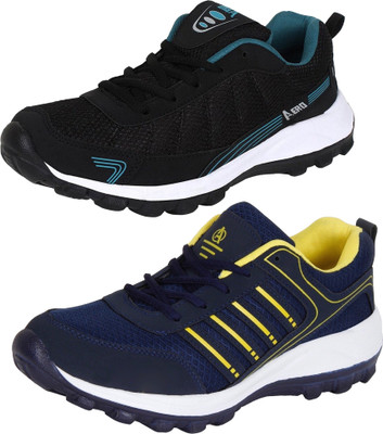 

Aero 02 Pair Combo Running Shoes For Men(Multicolor, Blue::yellow::black::cyan