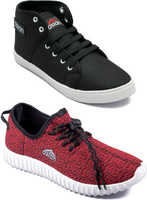 

Asian Men Casual & Running Shoes Combo Pack of 2 For Men(Multicolor