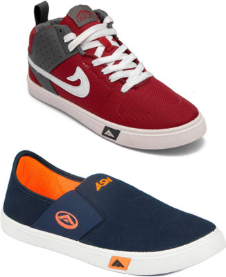 

Asian Men Casual & Running Shoes Combo Pack of 2 Casuals For Men(Multicolor
