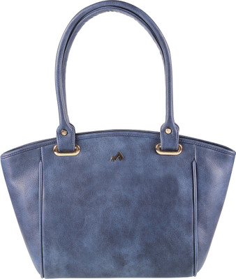 

Metro Women Casual Blue Rexine Hand-held Bag