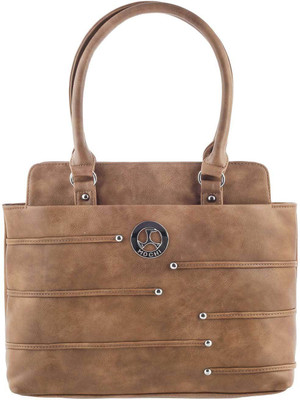

Mochi Women Casual Brown Rexine Hand-held Bag
