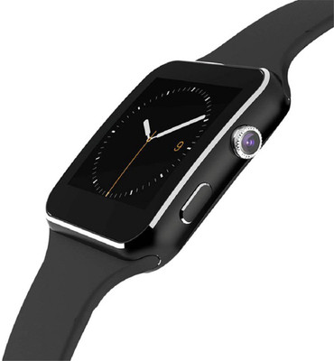 

Techno Frost X6 Smart Watch Smartwatch(Black Strap Free Size)