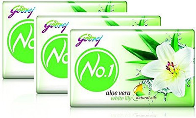 

Godrej No.1 Aloe Vera & White Lily Soap(300 g, Pack of 3)