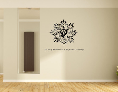 peacockirde 60 cm Ohm Self Adhesive Sticker(Pack of 1)