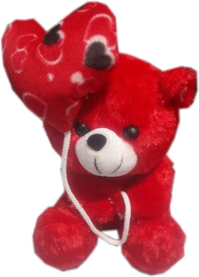 

Squnibee Red Balloon Valentine Bear - 27 cm(Red)
