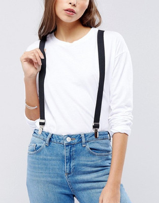 

Lana Vels Y- Back Suspenders for Girls, Women, Men(Black)
