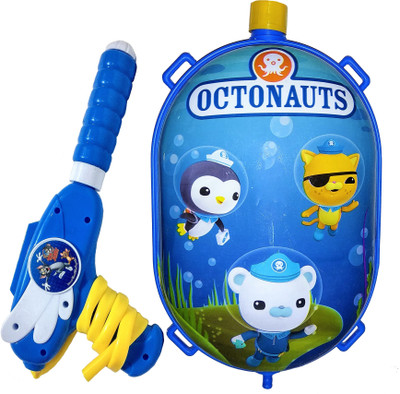 

Darling Toys Holi Water Gun Pressure Holi Pichkari Tank Backpack | 1.5 Litre (Octonauts)(Multicolor)
